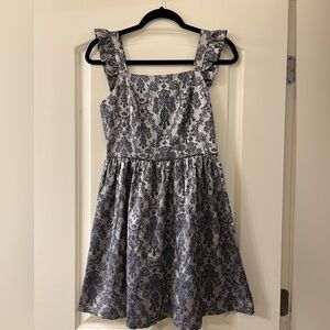 Navy and silver Altard State dress, size small. Brand new.